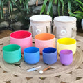 Set of 7 Rainbow Color Sound Therapy Bowls