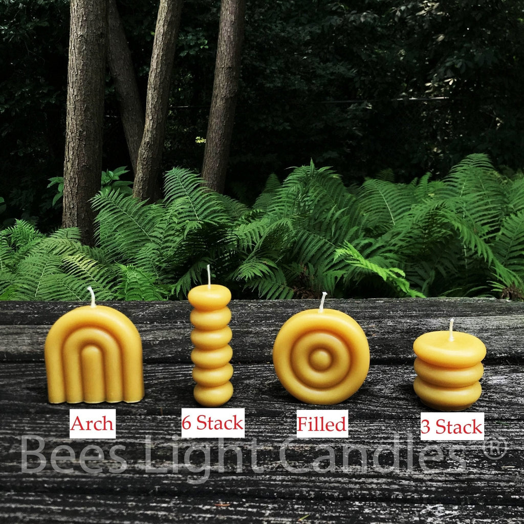 Donut Beeswax Candle Collection